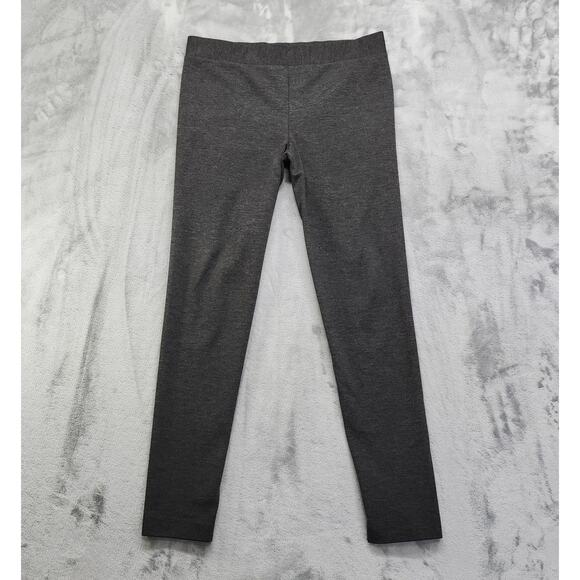 Vince Camuto Leggings Womens Size M Heathered Gray Slim Leg Ponte Back Seam - Picture 1 of 9